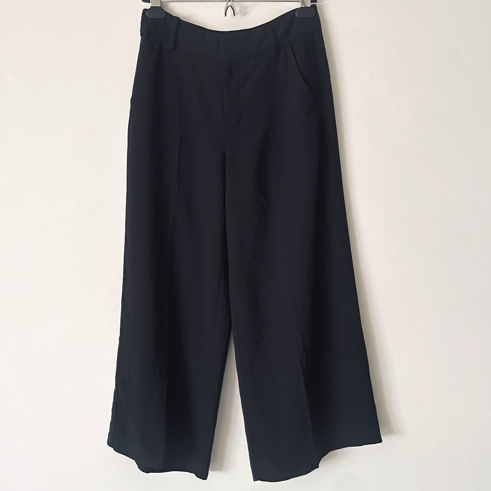Madewell Size 0 Black Stockton Culotte Pant